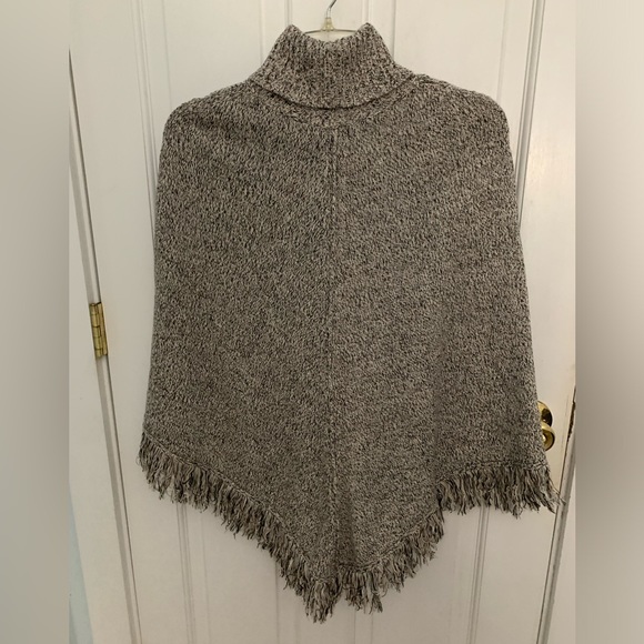 Pria Poncho 100% Cotton Mock Neck Women's Bohemian Sweater Boho Sz Medium EUC - Picture 2 of 4